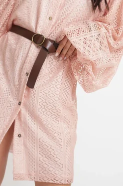Abito Camicia Corto - Cipria