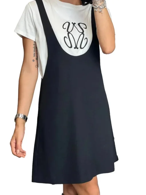 Abito T-shirt - Nero