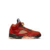 Air 5 Retrò - Martian Sunrise/fire Red/muslin/nero