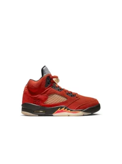 Air 5 Retrò - Martian Sunrise/fire Red/muslin/nero