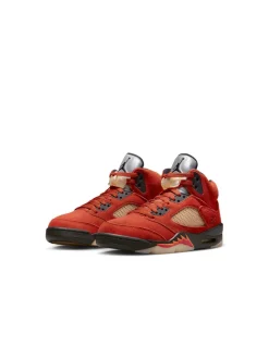 Air 5 Retrò - Martian Sunrise/fire Red/muslin/nero