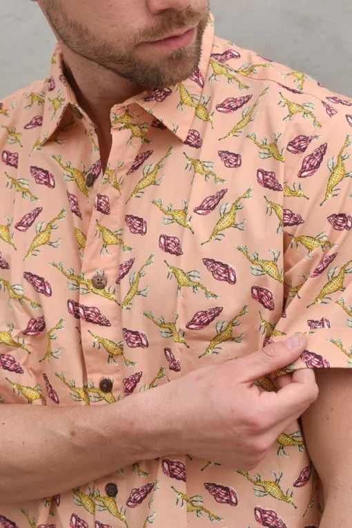 All-Over Printed Hawaiian Shirt