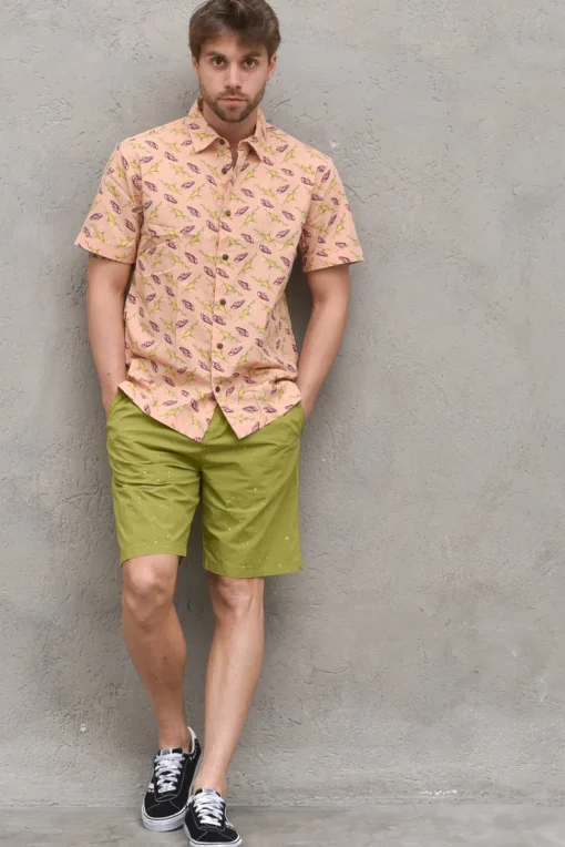All-Over Printed Hawaiian Shirt