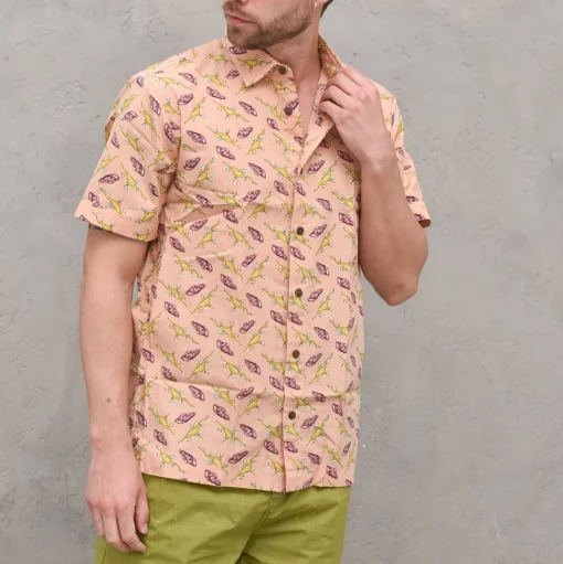 All-Over Printed Hawaiian Shirt