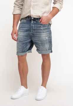 Bermuda Denim Scuro Rotto