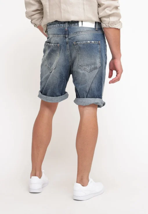 Bermuda Denim Scuro Rotto