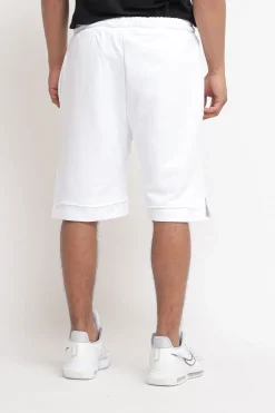 Bermuda Uomo in Felpa - Bianco