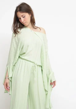 Blusa Manica Pipistrello - Ice Green