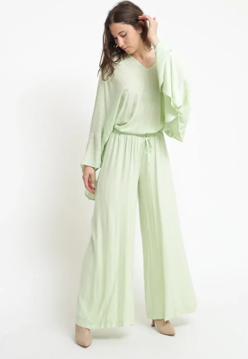 Blusa Manica Pipistrello - Ice Green