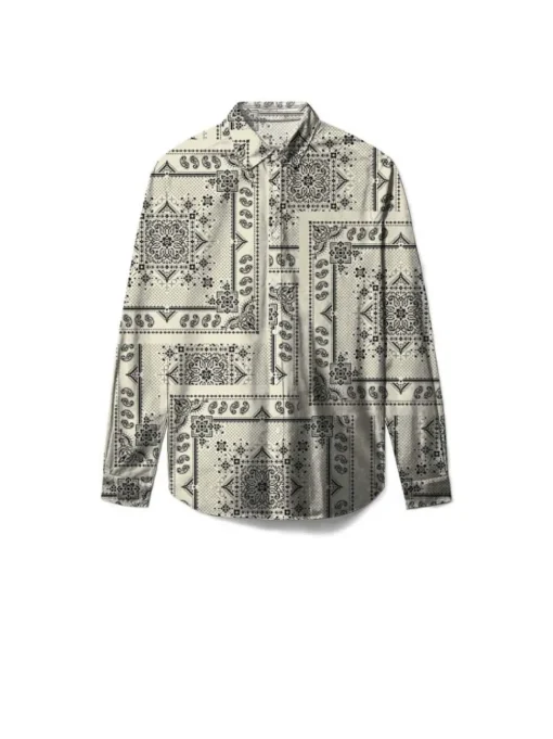 Bowling Shirt Long Sleeve Dana Off White