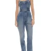 Bustier Jumpsuit - Denim Medium