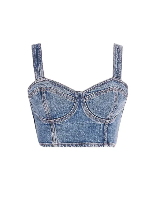 Bustier Top - Denim Medium