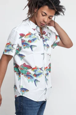 Camicia Fishbowl Woven - White Multi