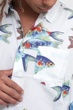 Camicia Fishbowl Woven - White Multi