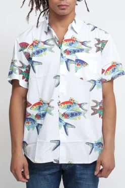 Camicia Fishbowl Woven - White Multi