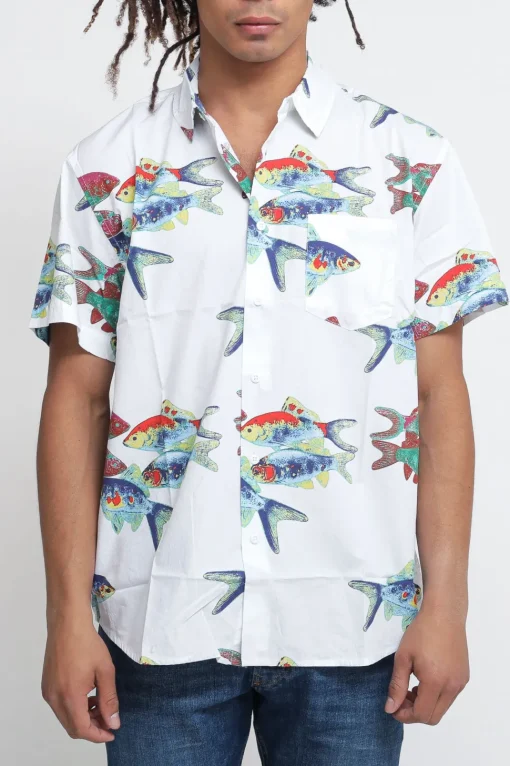 Camicia Fishbowl Woven - White Multi