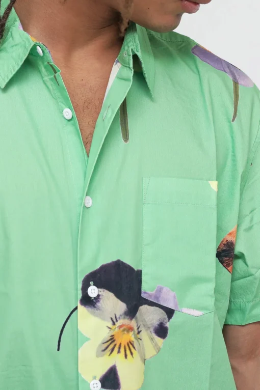 Camicia Redux Woven - Seaweed Green Multi
