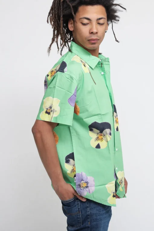 Camicia Redux Woven - Seaweed Green Multi