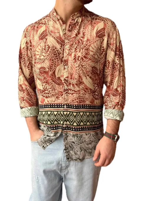 Camicia Viscosa Fantasia Balza
