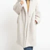 Cappotto Over Doppiopetto In Eco - Bianco Burro