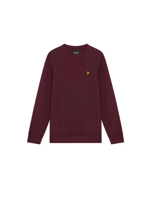 Crew Neck Sweatshirt - Burgundy