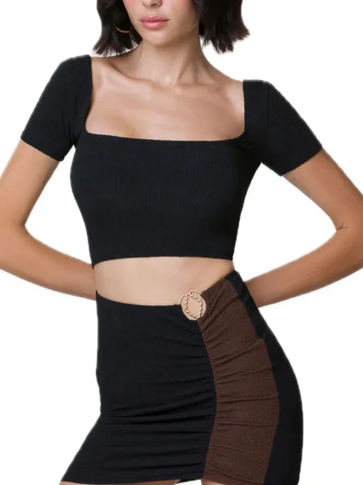 Crop Top - Nero