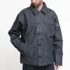 Deck Padded Denim Jacket - Raw Denim