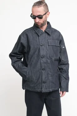 Deck Padded Denim Jacket - Raw Denim