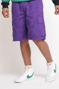 Deco Cargo Jogger Short - Purple