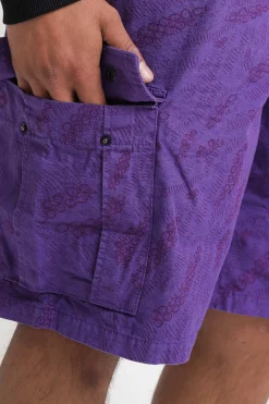 Deco Cargo Jogger Short - Purple