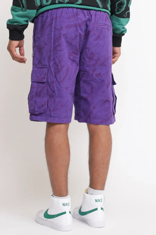 Deco Cargo Jogger Short - Purple