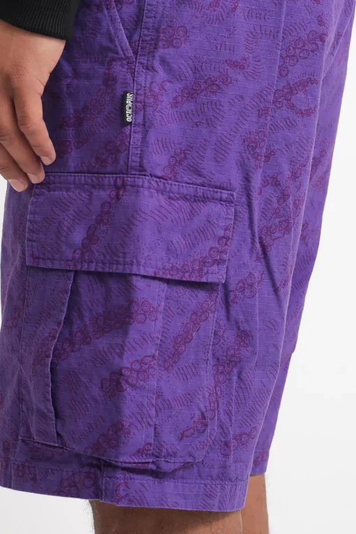 Deco Cargo Jogger Short - Purple