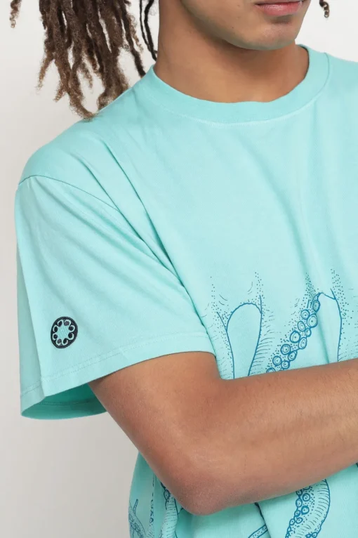 Dyed Tee - Acquamarina