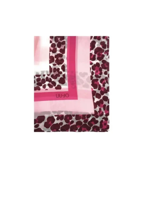 Ecs Foulard Mix Animalier - Pink Berry