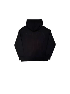 Embroydered Hoodie - Unique Black