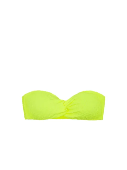 Fascia Fissa Con Nodo - Giallo Fluo