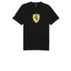 Ferrari Race Colored Big Shiel Tee - Black
