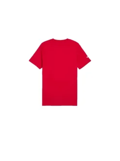 Ferrari Race Colored Big Shiel Tee - Rosso Corsa