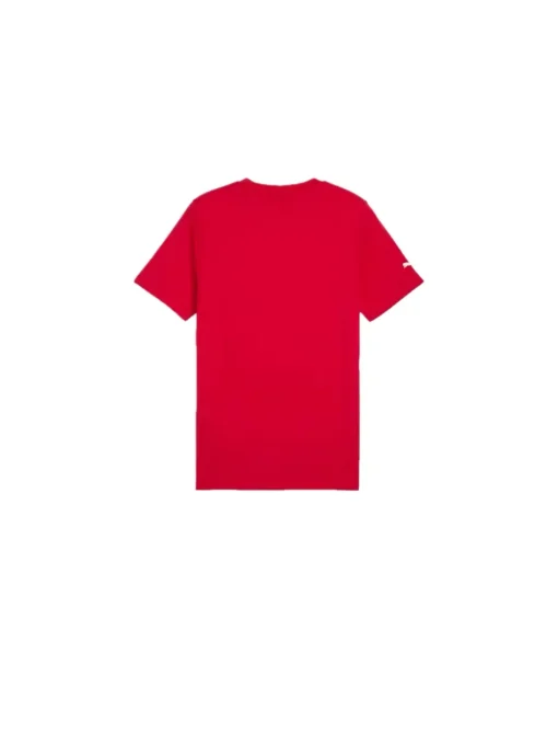 Ferrari Race Colored Big Shiel Tee - Rosso Corsa