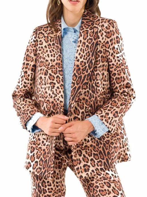 Giacca Doppiopetto Animalier