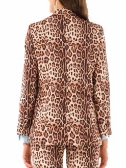 Giacca Doppiopetto Animalier