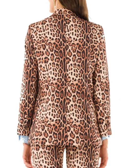 Giacca Doppiopetto Animalier