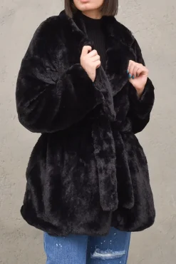 Giaccone Pelliccia - Nero