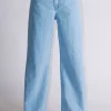 Jeans Palazzo Ampio Bleach - Colore Unico