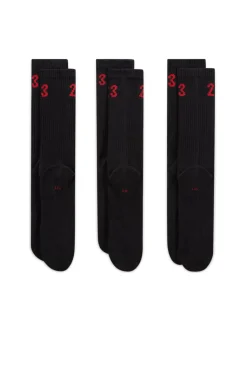 Jordan Essentials Crew Socks 3-Pack - Black