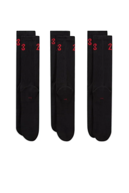 Jordan Essentials Crew Socks 3-Pack - Black