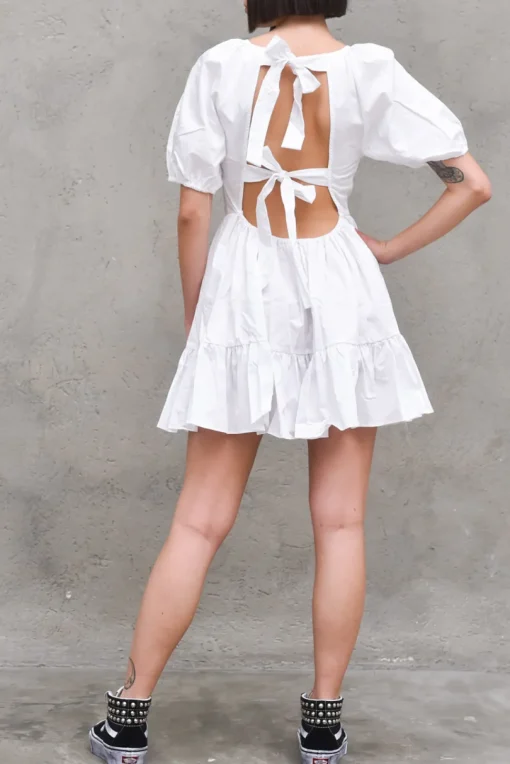 Ladies Dress - White