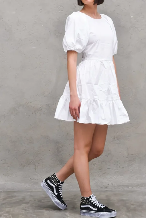 Ladies Dress - White