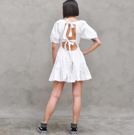 Ladies Dress - White