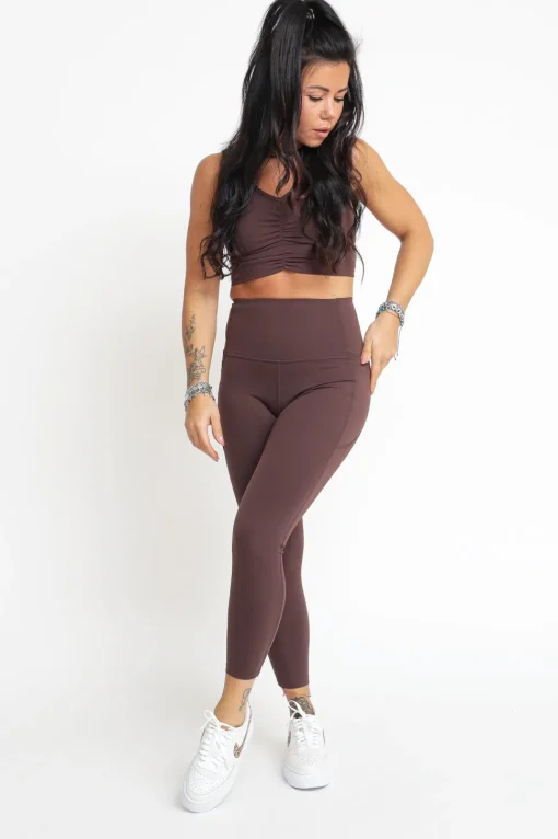 Ladies Leggins - Chocolate